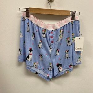 Dog Print PJ Shorts